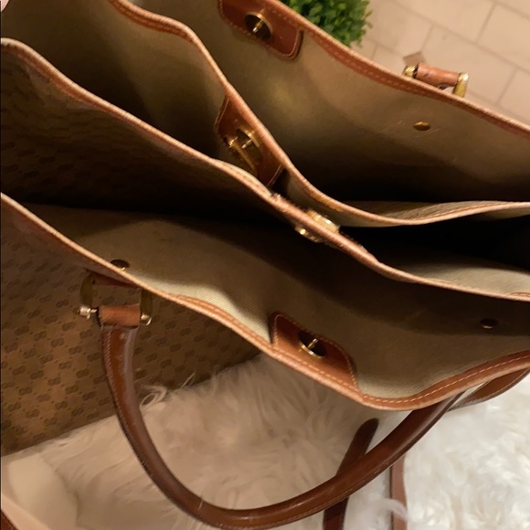 💯 GUCCI BRIEF CASE TOTE 4 COMPARTMENT BAG - Picture 8 of 8